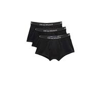Emporio Armani 3-pack Trunk Pure Cotton, Calzoncillos Hombre, Negro (Charcoar Black), L