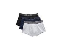 Emporio Armani 3-pack Trunk Pure Cotton, Calzoncillos Hombre, Negro (Marine/Melgrey/Black), XL