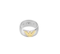 Emporio Armani Anillo de acero inoxidable multicolor para hombre, EGS325404011