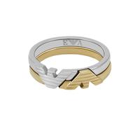 Emporio Armani Anillo de acero inoxidable multicolor para mujer, EGS323204010