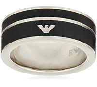 Emporio Armani Anillo Para Hombre, 9/10/11/11.5mm Anillo De Acero Inoxidable Plateado, EGS2032040
