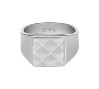 Emporio Armani EGS31360409 Bague en Acier inoxydable Avec Logo Aigle pour Homme Argenté, Acier inoxydable, Aucune Pierre précieuse