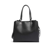Emporio Armani Annie Bolsa shopping negro, imitación de cuero, mujer