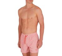 EMPORIO ARMANI Mid Boxer Bañador para Hombre, Blanco/Rojo Com, S