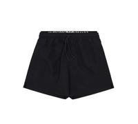 EMPORIO ARMANI Bañador Tipo bóxer para Hombre, Negro/Blanco, S