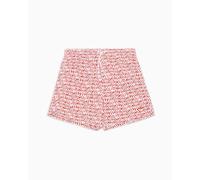 EMPORIO ARMANI Mid Boxer Bañador para Hombre, Rojo/Blanco, S