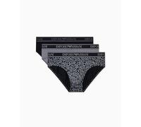 Emporio Armani Banda para Hombre con Logotipo de Core, Paquete de 3 Unidades, Negro, XL