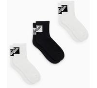 EMPORIO ARMANI Basic Sponge 2-Pack Ankle Socks Paquete de 2 Calcetines, Negro, Altoa única para Hombre