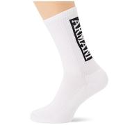 Emporio Armani Basic Sponge 2-Pack Socks Short Paquete de 2 Calcetines, Blanco, Altoa única para Hombre