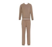 Emporio Armani Basic Terry Loungewear Tracksuit Chándal, marrón, M para Hombre