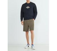 Emporio Armani Bermuda de hombre en tejido técnico. Marrón claro 48