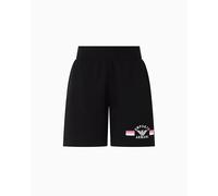 EMPORIO ARMANI Bermuda Short Pantalones Deportivos, Negro, S para Mujer