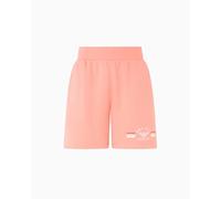 EMPORIO ARMANI Bermuda Short Pantalones Deportivos, Rosa neón, L para Mujer