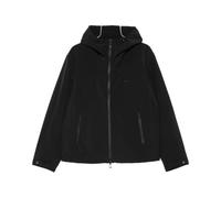 Emporio Armani - Blusón de nailon con capucha y cremalleras termoselladas - Jackets - Hombre - Negro - M -