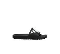 Emporio Armani Bold Eagle Logo Slides Unisex adulto, Multicolor (Black/White), 39