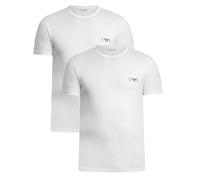 Emporio Armani Bold Monogram 2-Pack T-Shirt Paquete de 2 Camisetas de Cuello Redondo Hombre