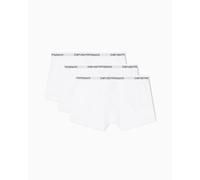 Emporio Armani Bold Monogram 3-Pack Trunk Bermudas, Blanco/Blanco/Blanco, XXL (Pack de 3) Hombre, Blanco, XXL