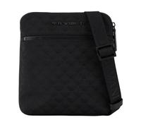 Emporio Armani- Bolso bandolera Jacquard Aquila con logo metálico- Bags- Hombre- Negro- ONE SIZE- Bolso bandolera Jacquard Aquila con logo metálico