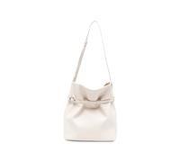 Emporio Armani - Bolso bombonera de cuero liso - Bags - Mujer - Blanco - ONE SIZE -