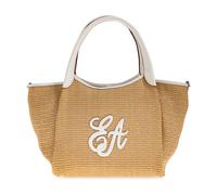 Emporio Armani - Bolso Tote Mediano con Diseño Tejido - Bags - Mujer - Beige - ONE SIZE -