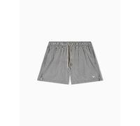 Emporio Armani Boxer Bañador para Hombre, Rayas de Nuez-Negro, L