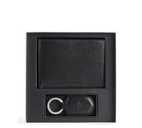 Emporio Armani Business Regenerated Giftset | Monedero | negro | cuero de vaca graneado