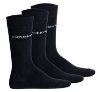 Emporio Armani Calcetines de Hombre, 3er Paquete - Informal Algodón, Cortos, Uno