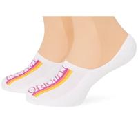 EMPORIO ARMANI Calcetines para mujer, Blanco y blanco, S-M