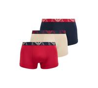 Emporio Armani Calzoncillo boxer beige / navy / rojo L beige / navy / rojo