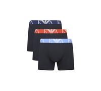 Emporio Armani Calzoncillo boxer navy / azul cielo / rojizo / blanco M navy / azul cielo / rojizo / blanco