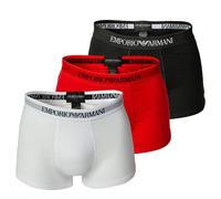 Emporio Armani Calzoncillo boxer rojo sangre / negro / blanco L EUR
