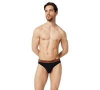 Emporio Armani Calzoncillos Brillantes para Hombre, Color Negro, Talla L, Negro, L