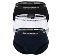 Emporio Armani Hombre Slip, 3er Paquete - Core Logoband, Briefs, Stretch Algodón