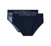 Emporio Armani - Calzoncillos Slips de Algodón Elástico- Paquete de 2 - Underwear - Hombre - Multicolor - S -
