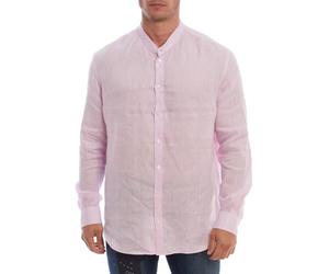 Emporio Armani Camisa de Lino Manga Larga 51SMGL para Hombre