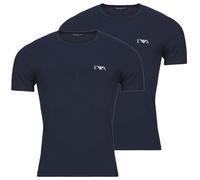 Emporio Armani Camiseta 2-PACK CREW NECK T-SHIRT AF14131 in Marino EU XXL