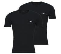 Emporio Armani Camiseta 2-PACK CREW NECK T-SHIRT AF14131 in Negro EU XXL