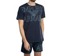 EMPORIO ARMANI Round-Neck T-Shirt Camiseta, Armani BLU, L para Hombre