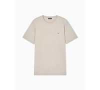 EMPORIO ARMANI Camiseta de Cuello Redondo para Hombre, Color marrón, Talla XL
