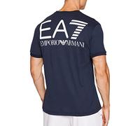 Emporio Armani Camiseta de hombre de cuello redondo de manga corta elástica Artículo 111035 5P717 Neck T-Shirt S/Sleeve, azul oscuro, S