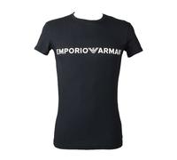 EMPORIO ARMANI camiseta de hombre media manga suéter de cuello redondo con estam