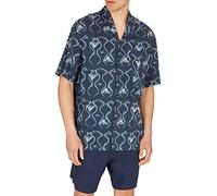 Emporio Armani Camiseta de Manga Corta para Hombre, Eagle Allover, XXL