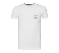 Emporio Armani Camiseta de Manga S para Hombre, Blanco Brillante, XL
