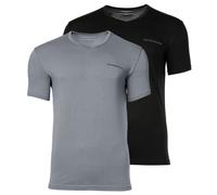Emporio Armani Camiseta Hombre, 2er Paquete - Core Logoband, V-Neck, Regular Fit