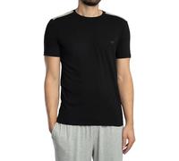 Emporio Armani Camiseta S/Sleeve para Hombre, Negro, M