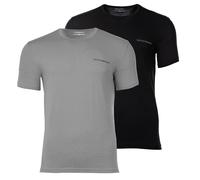Emporio Armani Camisetas de Hombre, 2er Paquete - Core Logoband,Redondo,Regular