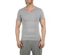 Emporio Armani CC717 111512 Camiseta Interior Hombre, (Grey/Marine), L ( Paquete de 2)