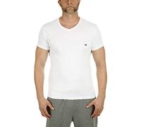 Emporio Armani CC729 110810_00010 Camiseta Interior, Blanco, Medium (Tamaño del Fabricante:M) para Hombre