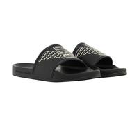 Emporio Armani Chanclas para hombre, Mz680 Black Whisper White, 46 EU