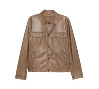Emporio Armani - Chaqueta de cuero - Jackets - Hombre - Marrón - L -